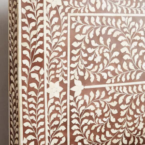 Cozy Bone Inlay Bed Brown - Image 4