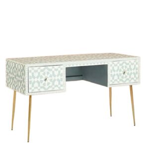 Inlay Entryway Console Desk Table - Moroccan - Image 2