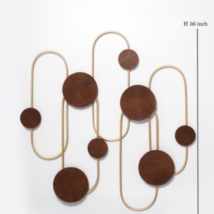 W-Riverleaf Wooden Wall Decor - Image 2