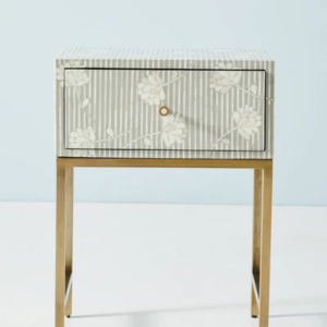 Bone inlay bedside table - Image 2