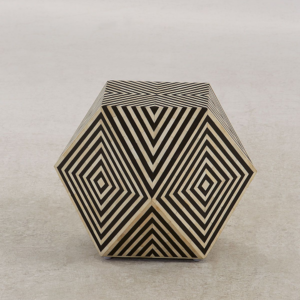 Bone Inlay Star hexagon Table - Image 8