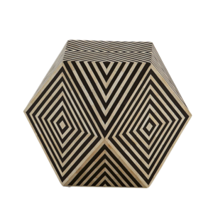 Bone Inlay Star hexagon Table - Image 2