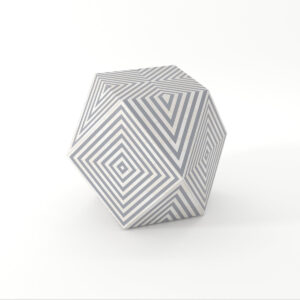 Bone Inlay Star hexagon Table - Image 5